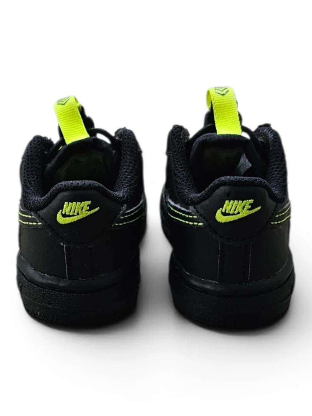 Nike Force 1 LV8 Toddler Black Volt 4C